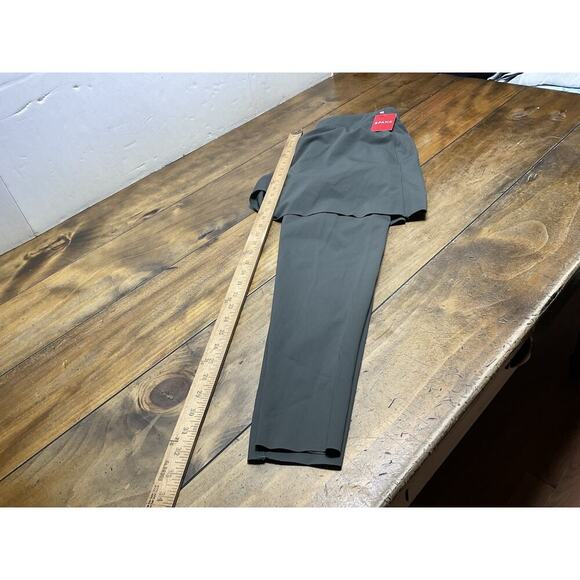 NWT SPANX Booty Boost Active Skirt Around 7/8 Leggings Medium Dark Palm - Picture 14 of 14